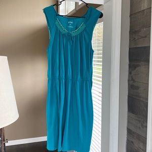 Teal summer dress